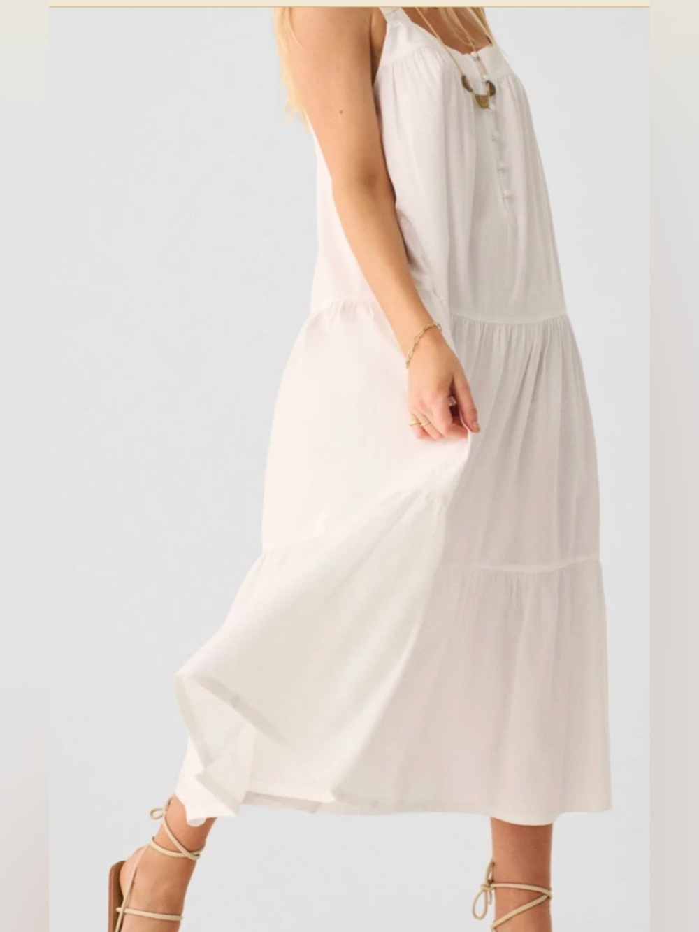Faherty Marina Dress - Size Medium - Picture 3 of 8